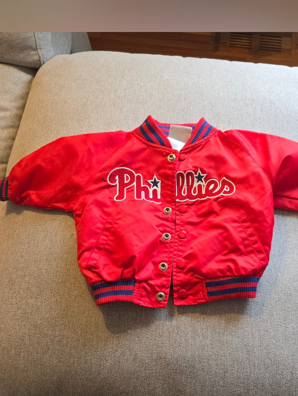 Philadelphia Phillies Red Kids Satin Jacket